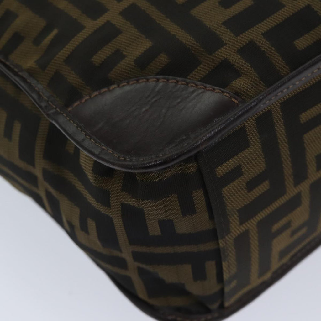FENDI Zucca Canvas Tote Bag Black Brownep3832