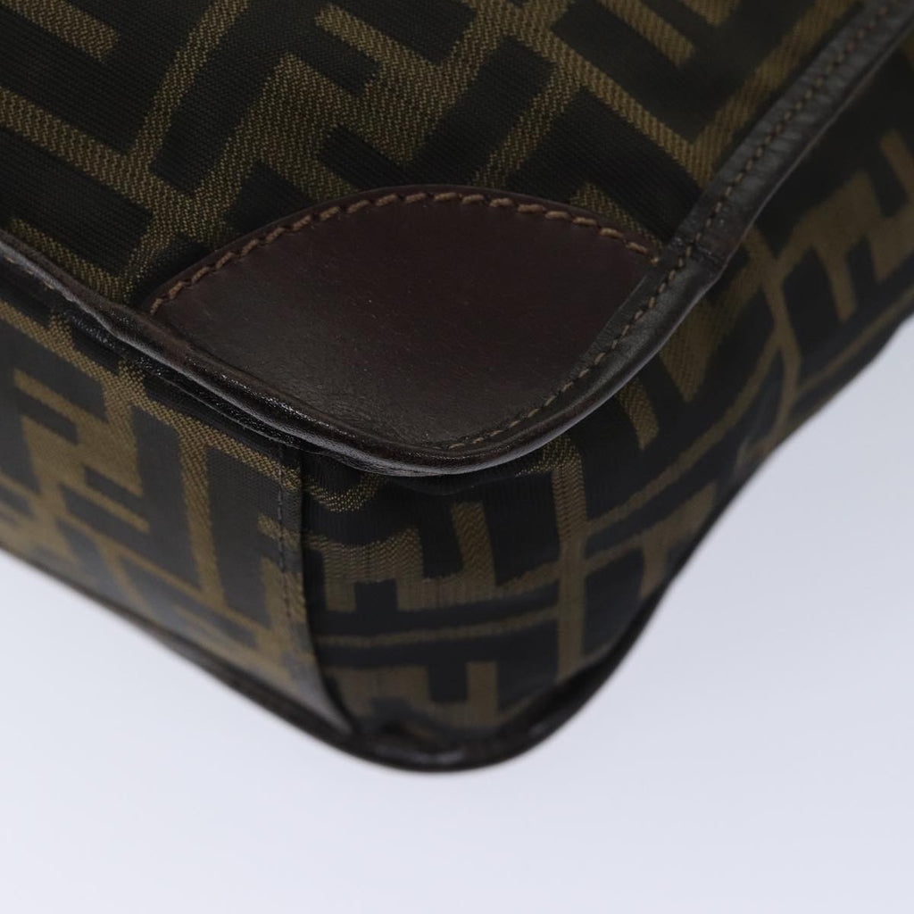 FENDI Zucca Canvas Tote Bag Black Brownep3832