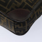 FENDI Zucca Canvas Tote Bag Black Brownep3832