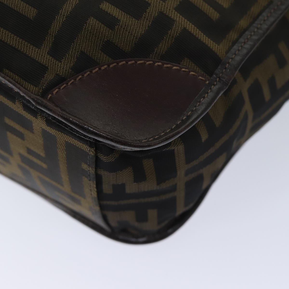 FENDI Zucca Canvas Tote Bag Black Brownep3832