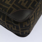 FENDI Zucca Canvas Tote Bag Black Brownep3832