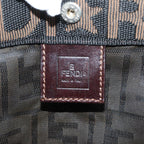 FENDI Zucca Canvas Tote Bag Black Brownep3832