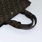 FENDI Zucca Canvas Tote Bag Black Brownep3832