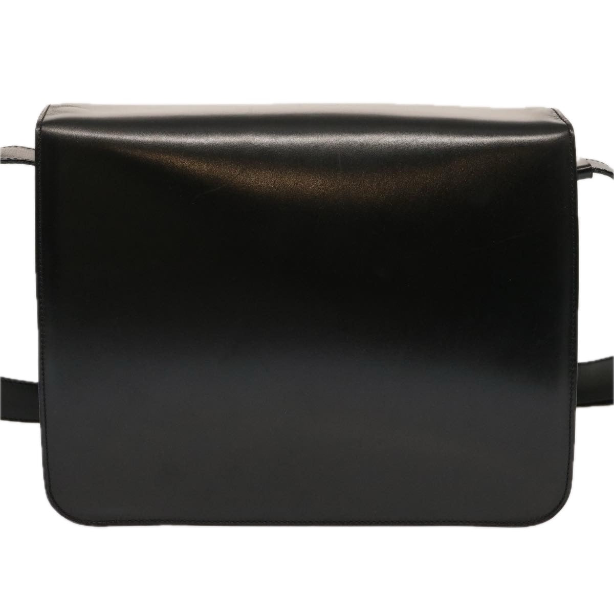 CELINE Shoulder Bag Leather Black  ep3891
