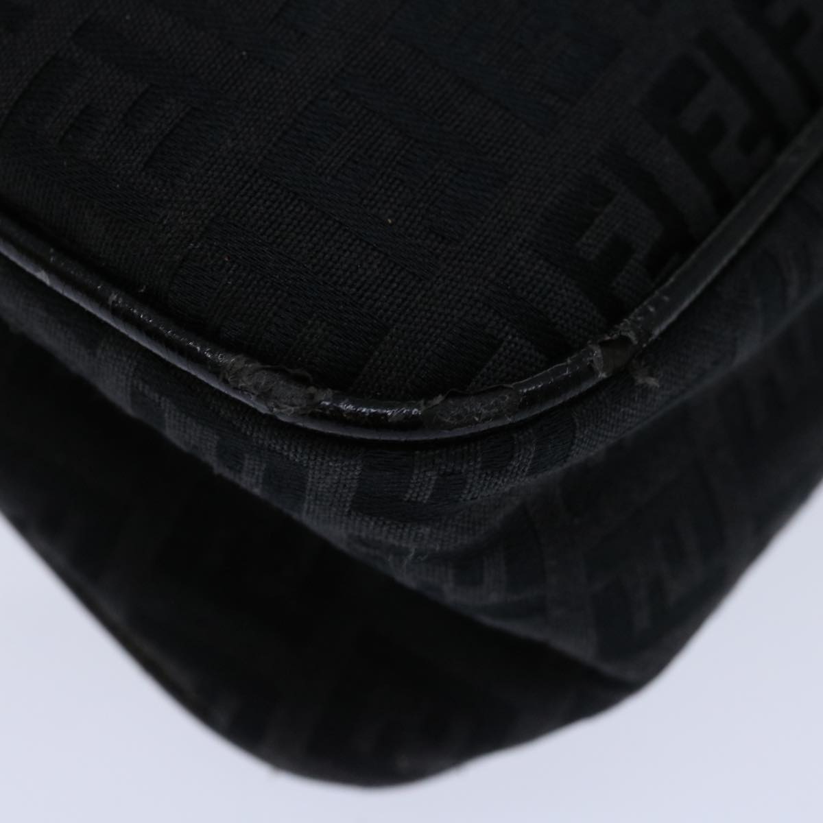 FENDI Zucchino Canvas Hand Bag Blackep3894