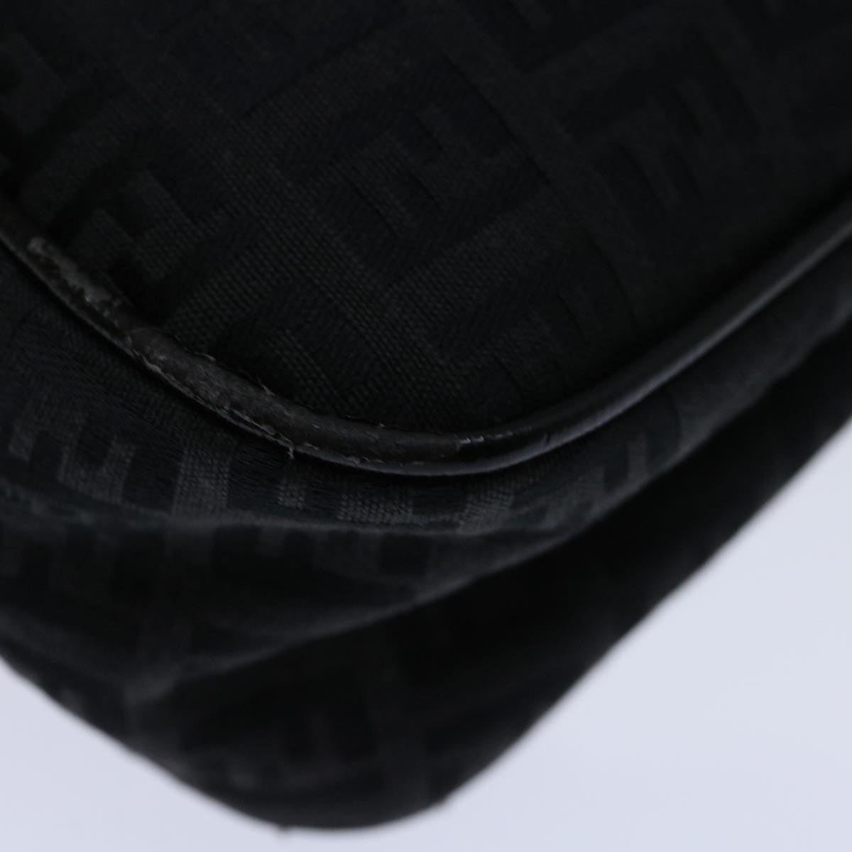 FENDI Zucchino Canvas Hand Bag Blackep3894