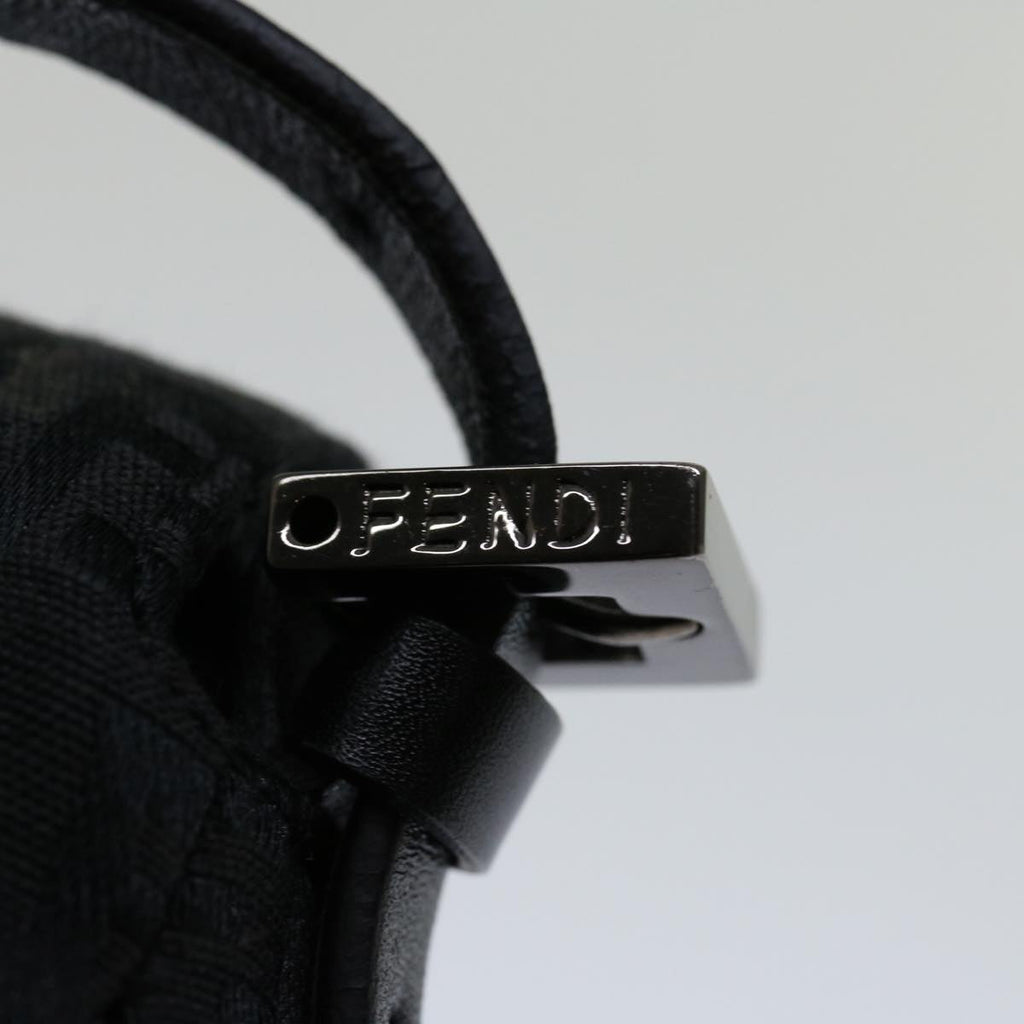 FENDI Zucchino Canvas Hand Bag Blackep3894