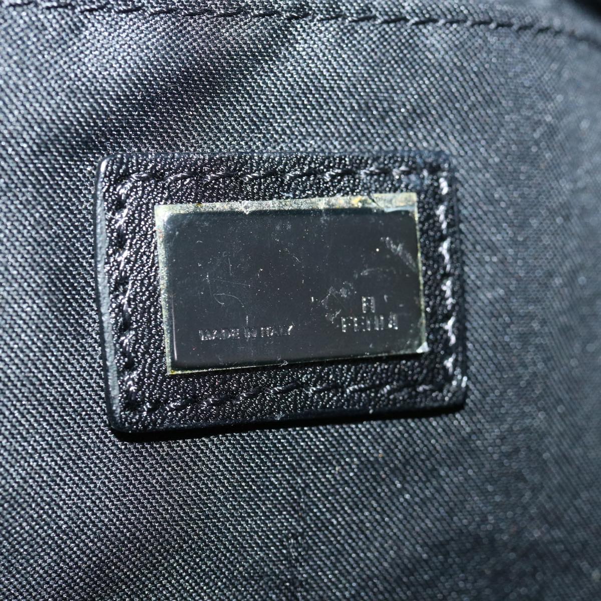 FENDI Zucchino Canvas Hand Bag Blackep3894