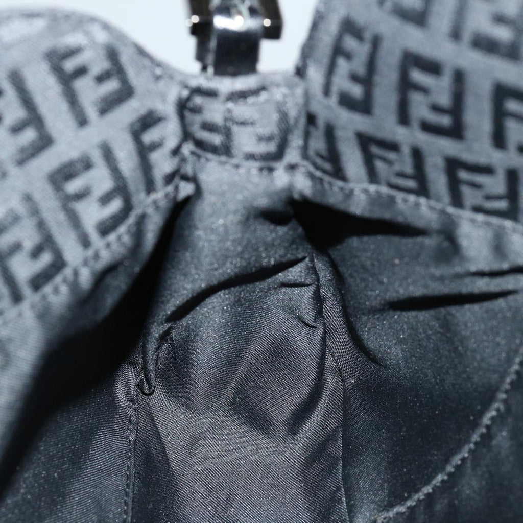 FENDI Zucchino Canvas Hand Bag Blackep3894