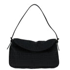 FENDI Zucchino Canvas Hand Bag Blackep3894