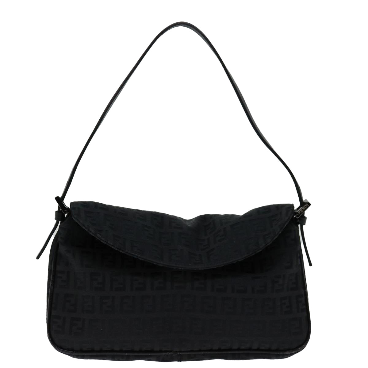 FENDI Zucchino Canvas Hand Bag Blackep3894