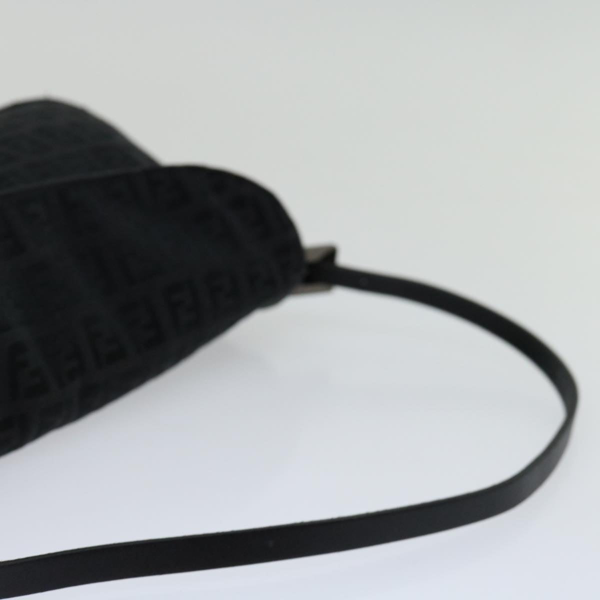 FENDI Zucchino Canvas Hand Bag Blackep3894