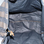 FENDI Pecan Canvas Clutch Bag 2Set Black Brownep3904