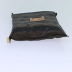 FENDI Pecan Canvas Clutch Bag 2Set Black Brownep3904