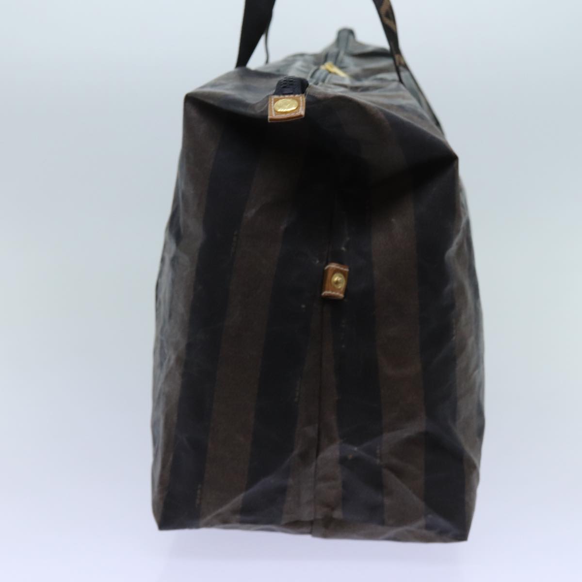FENDI Pecan Canvas Clutch Bag 2Set Black Brownep3904
