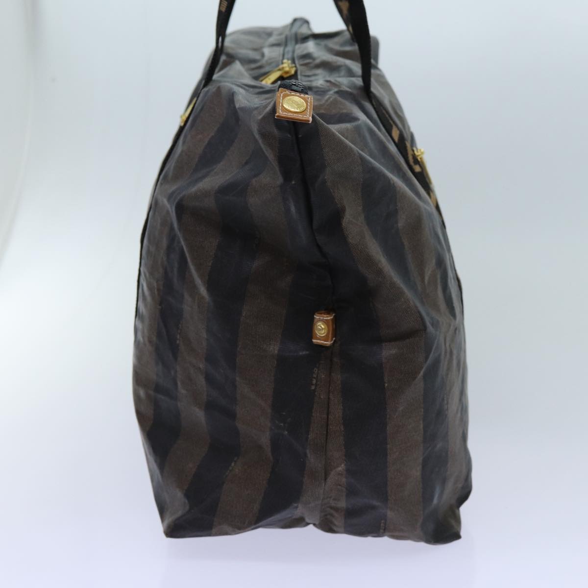FENDI Pecan Canvas Clutch Bag 2Set Black Brownep3904