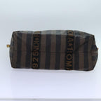 FENDI Pecan Canvas Clutch Bag 2Set Black Brownep3904