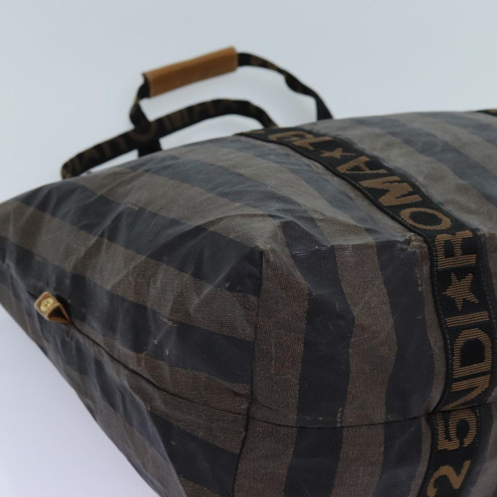 FENDI Pecan Canvas Clutch Bag 2Set Black Brownep3904