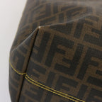 FENDI Zucca Canvas Tote Bag Black Brownep3963