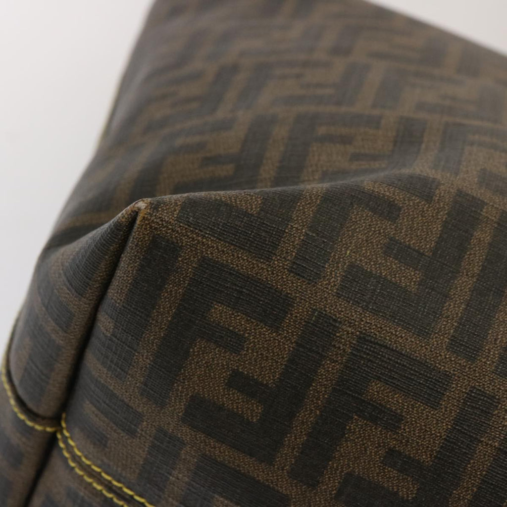 FENDI Zucca Canvas Tote Bag Black Brownep3963