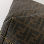 FENDI Zucca Canvas Tote Bag Black Brownep3963