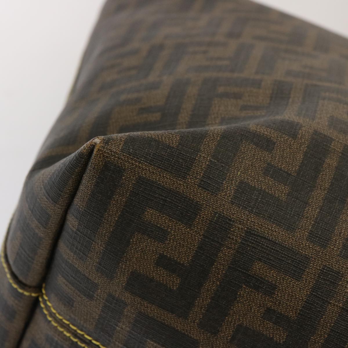 FENDI Zucca Canvas Tote Bag Black Brownep3963