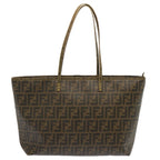 FENDI Zucca Canvas Tote Bag Black Brownep3963