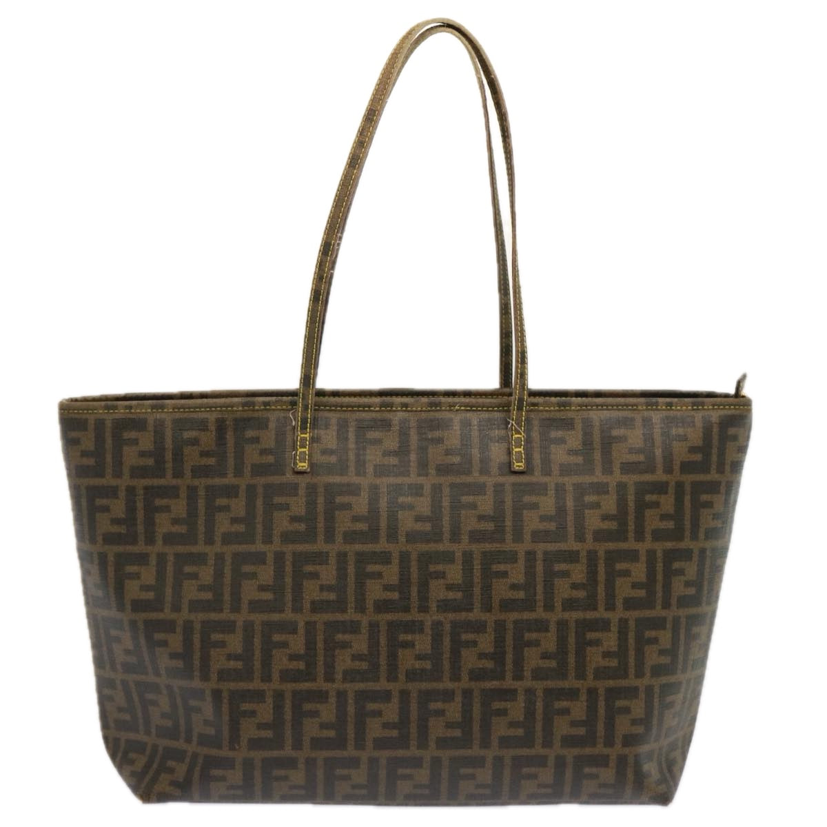 FENDI Zucca Canvas Tote Bag Black Brownep3963