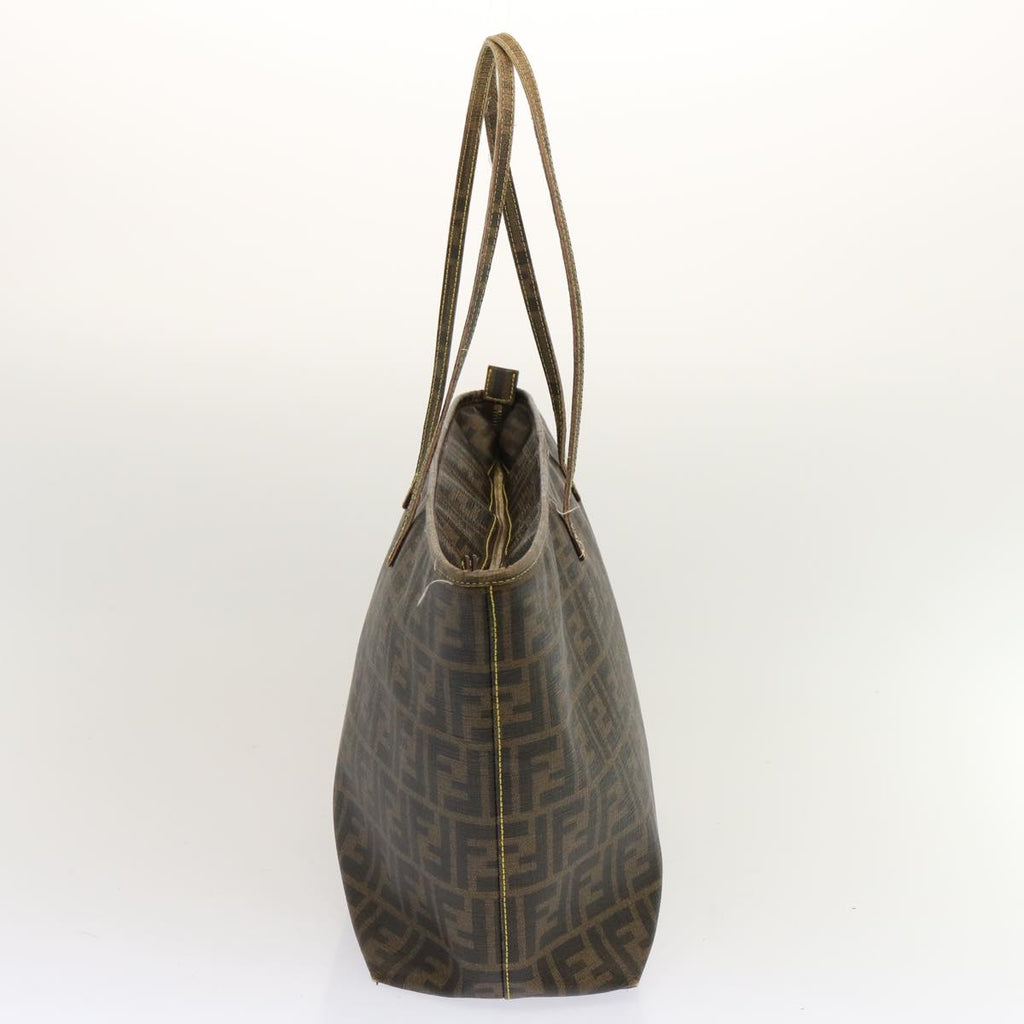 FENDI Zucca Canvas Tote Bag Black Brownep3963