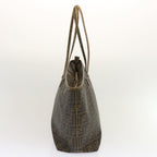 FENDI Zucca Canvas Tote Bag Black Brownep3963