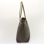 FENDI Zucca Canvas Tote Bag Black Brownep3963