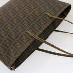 FENDI Zucca Canvas Tote Bag Black Brownep3963