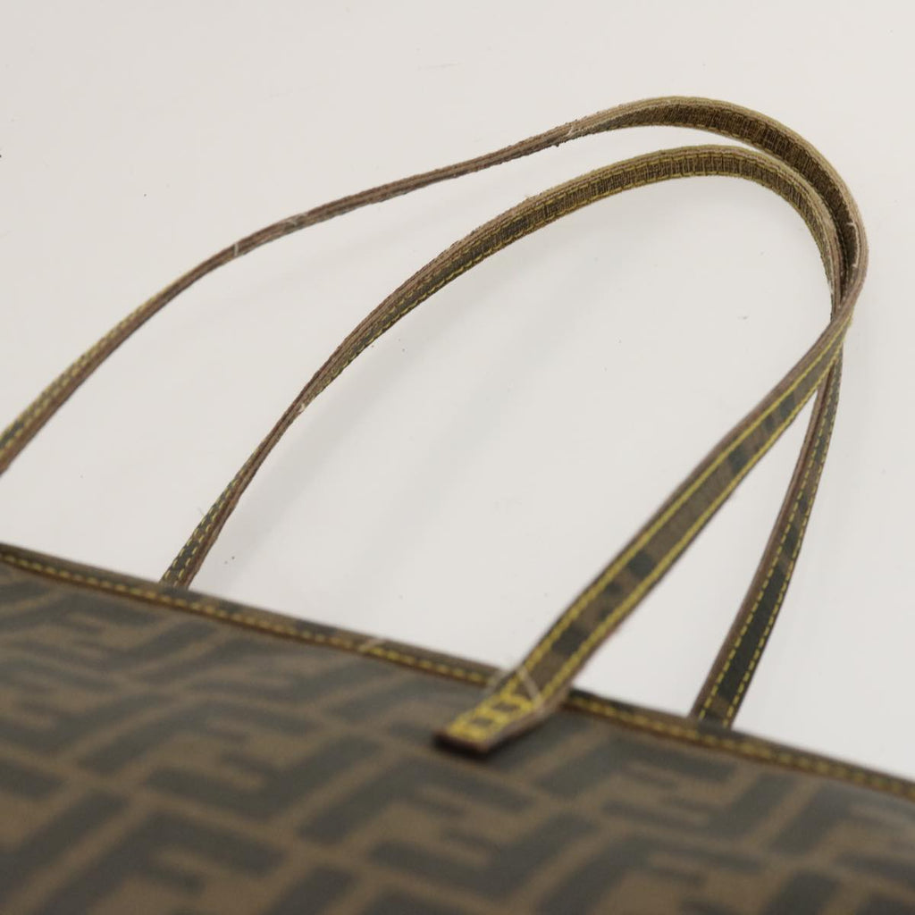 FENDI Zucca Canvas Tote Bag Black Brownep3963