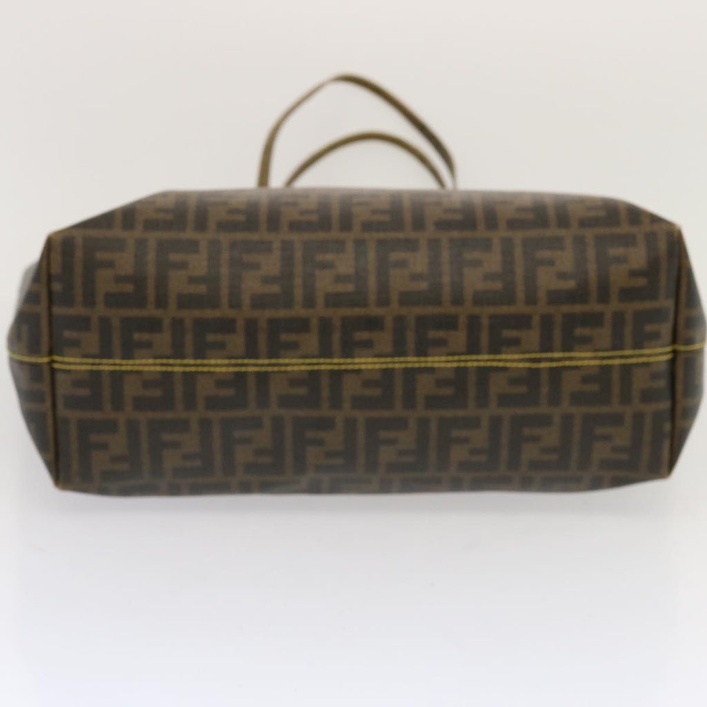 FENDI Zucca Canvas Tote Bag Black Brownep3963