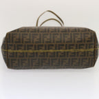 FENDI Zucca Canvas Tote Bag Black Brownep3963