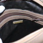 FENDI Zucchino Canvas Shoulder Bag Brownep3988