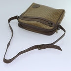FENDI Zucchino Canvas Shoulder Bag Brownep3988
