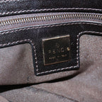 FENDI Mamma Baguette Shoulder Bag Corduroy Khakiep3989