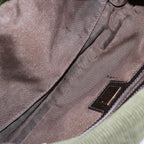 FENDI Mamma Baguette Shoulder Bag Corduroy Khakiep3989