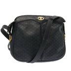 CELINE Macadam Canvas Shoulder Bag Navy  ep3990