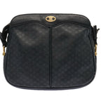 CELINE Macadam Canvas Shoulder Bag Navy  ep3990