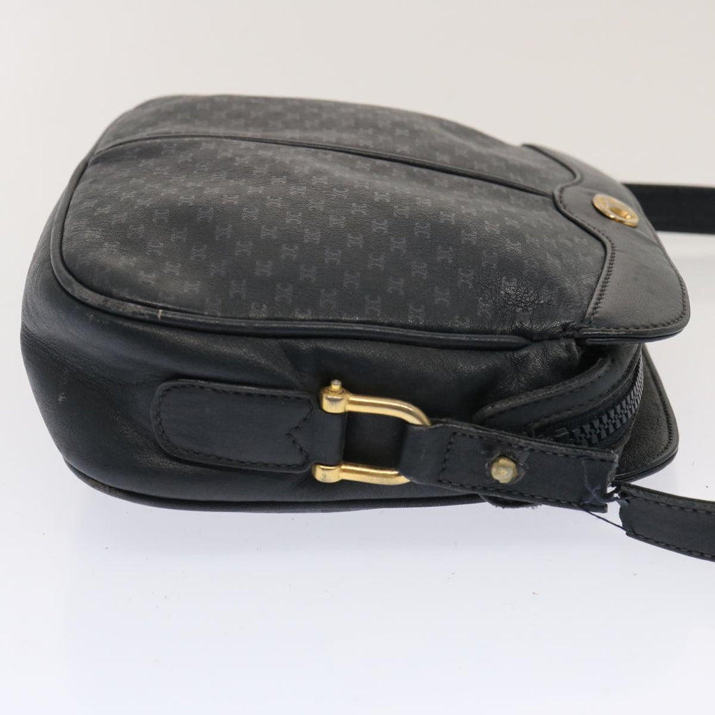 CELINE Macadam Canvas Shoulder Bag Navy  ep3990