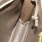 FENDI Zucchino Canvas Shoulder Bag Vintage Brownep3991