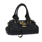 Chloe Paddington Shoulder Bag Leather Black ep4004
