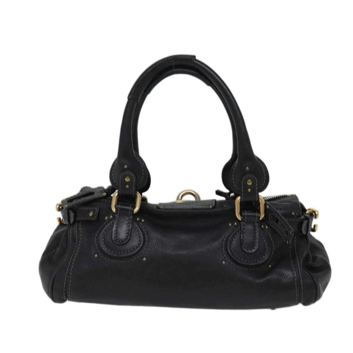 Chloe Paddington Shoulder Bag Leather Black ep4004