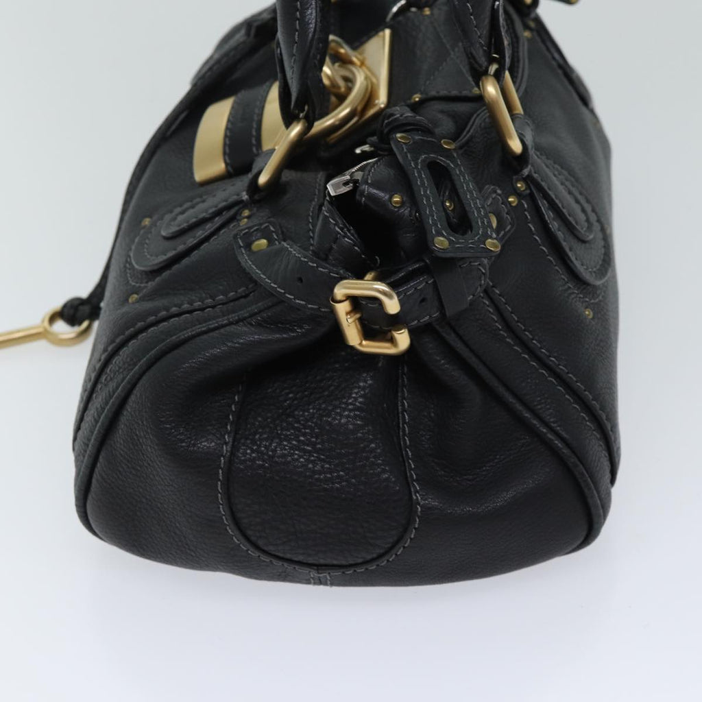 Chloe Paddington Shoulder Bag Leather Black ep4004