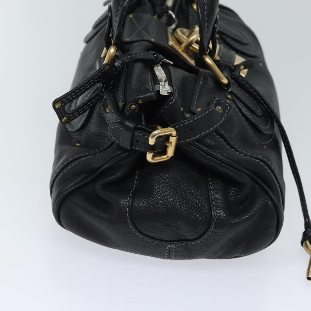 Chloe Paddington Shoulder Bag Leather Black ep4004