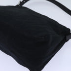 FENDI Mamma Baguette Shoulder Bag Nylon Black 2321 26325 079ep4022