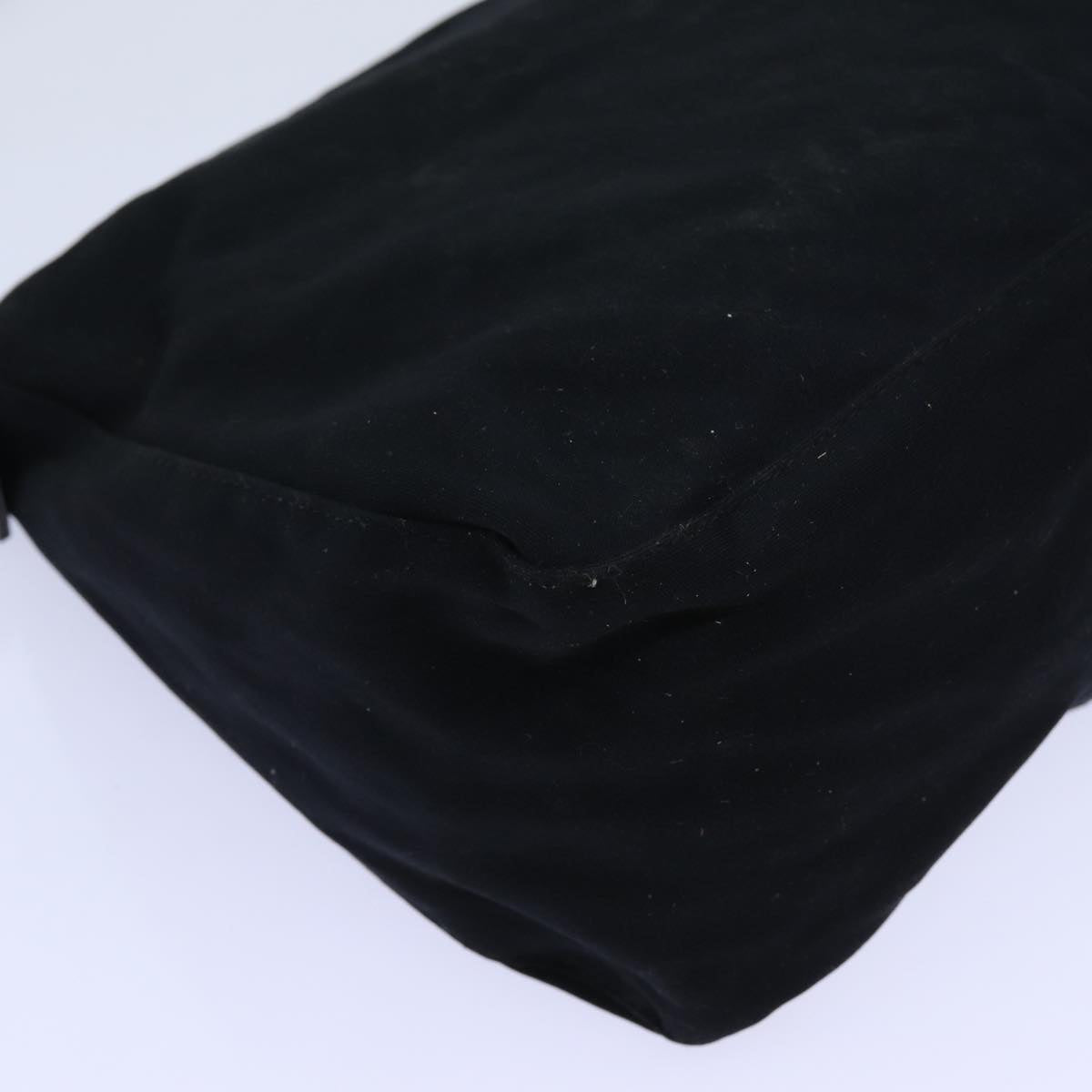 FENDI Mamma Baguette Shoulder Bag Nylon Black 2321 26325 079ep4022