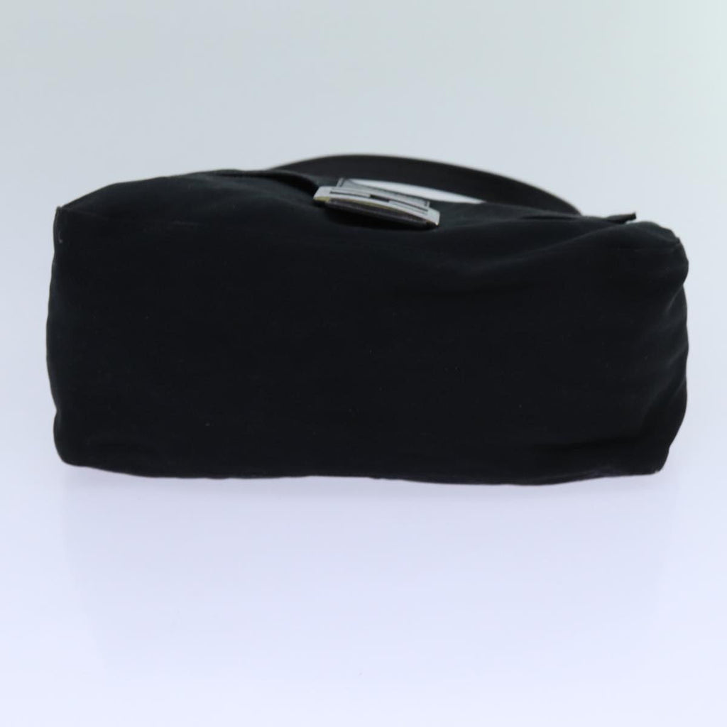 FENDI Mamma Baguette Shoulder Bag Nylon Black 2321 26325 079ep4022